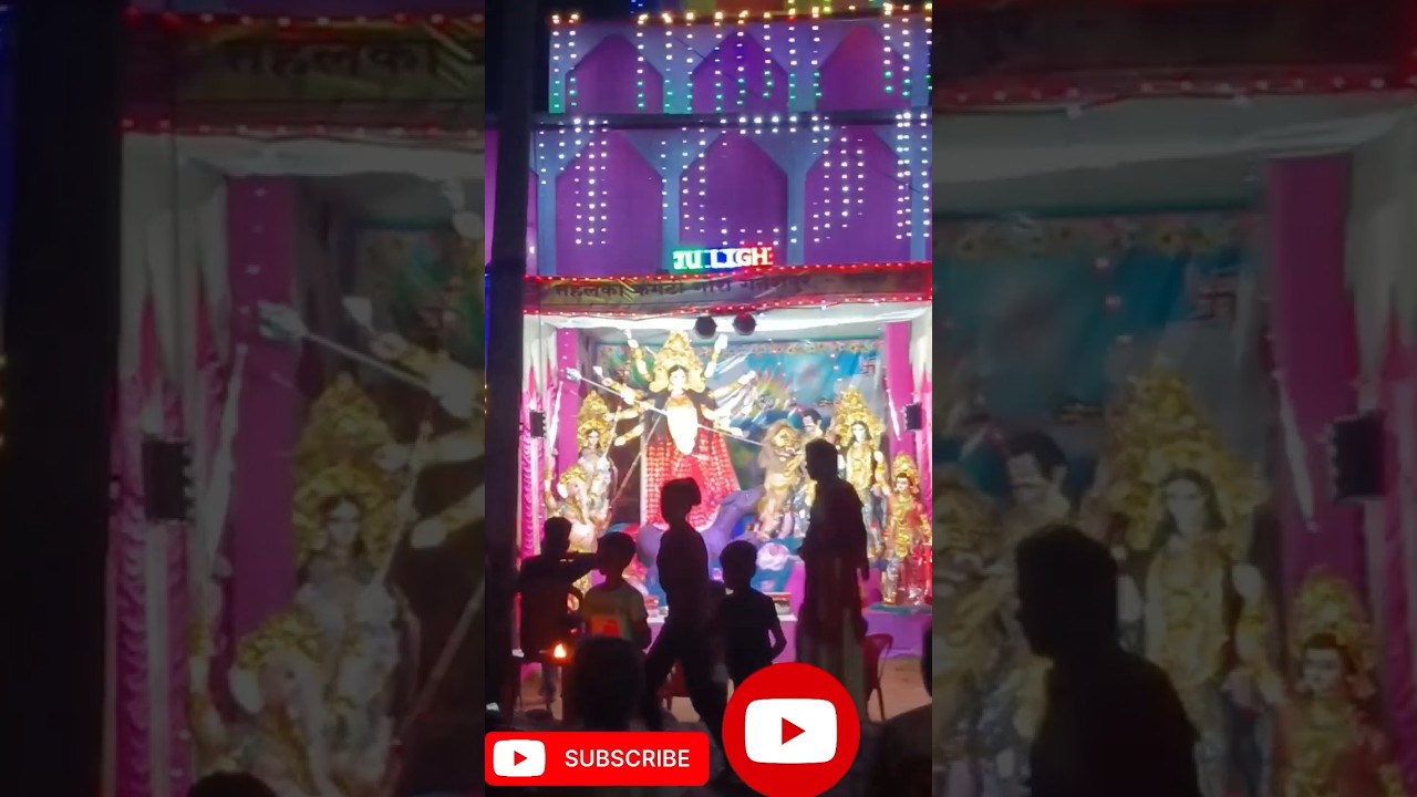 Pixel Led Durga Pooja Pandal Decoration 