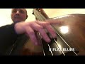 E flat blues bass line play along backing track