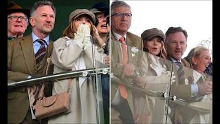 Geri Halliwell and Christian Horner join Sir Alex Ferguson at Cheltenham Festival day out【News】