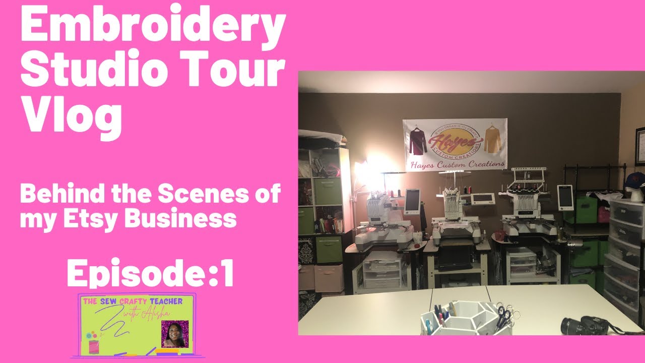 Craft Room Tour | Studio Tour | Office Tour | Small Business Tour ...