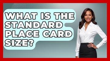 What Is The Standard Place Card Size? - Graphic Design Nerd