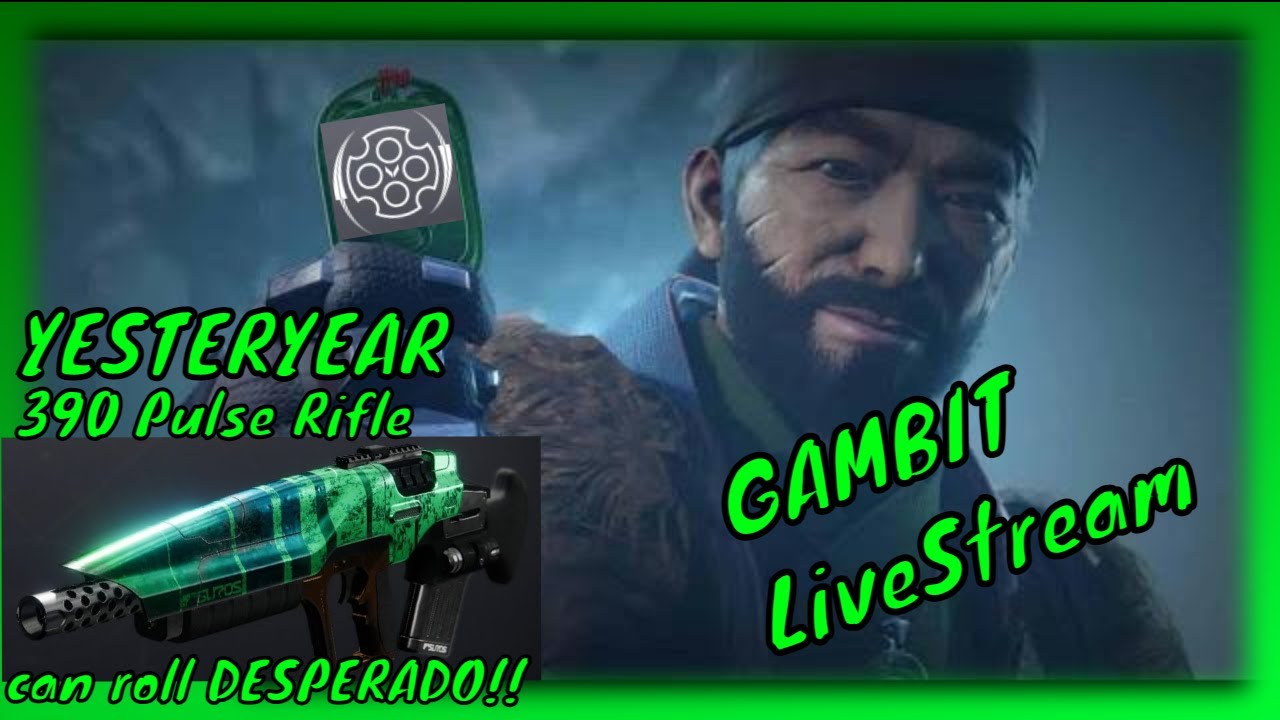 Gambit Grind for New Pulse Rifle (YESTERYEAR) 