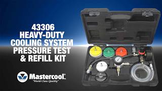 Mastercool 43306 Heavy-Duty Cooling System Pressure Test and Refill Kit