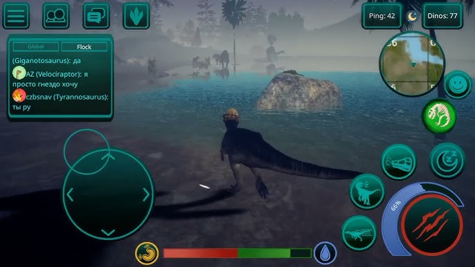 Jogo de Dinossauro Baryonyx Simulator Para Celular Android ios Gameplay  Parte 12 