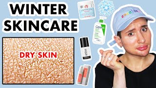 WINTER SKINCARE ️ The BEST products to use to prevent DRY FLAKY SKIN!