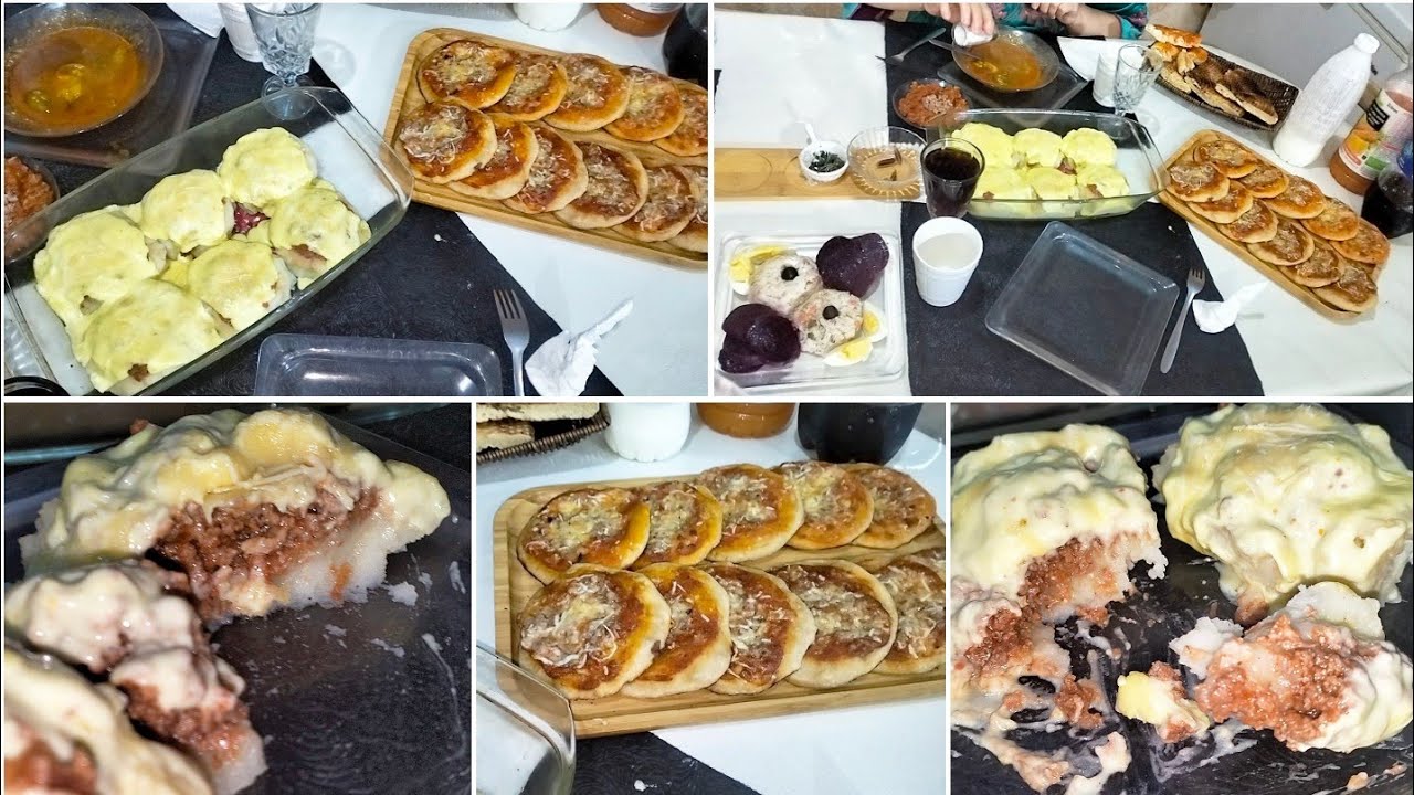 طاولة افطار #رمضان #2025 بسيطة🌙أبن من هذا الطبق و اخف منو مكانش مفرمج بلا تفرميج🤤سهل و سريع😍