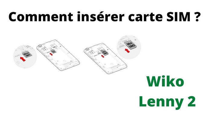 Wiko WIM lite Comment insérer une carte SIM et carte SD ? - YouTube