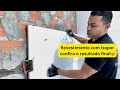 Transformação brilhante: isopor e argamassa que deixaram tudo mais bonito 🤩