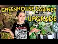 Upgrading My IKEA Greenhouse Cabinet 🌿 New Shelves & Better Lighting