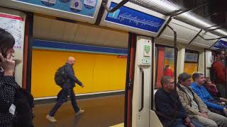 Spain, Madrid, Metro Ride From Plaza De Castilla To Estrecho