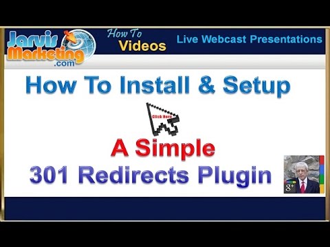 How To Install And Setup The Simple 301 Redirects Plugin 5 - How To Do A 301 Redirect Part 2