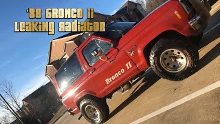 '88 Bronco ii Radiator Removal