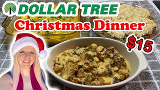 Dollar Tree $15 Christmas Dinner