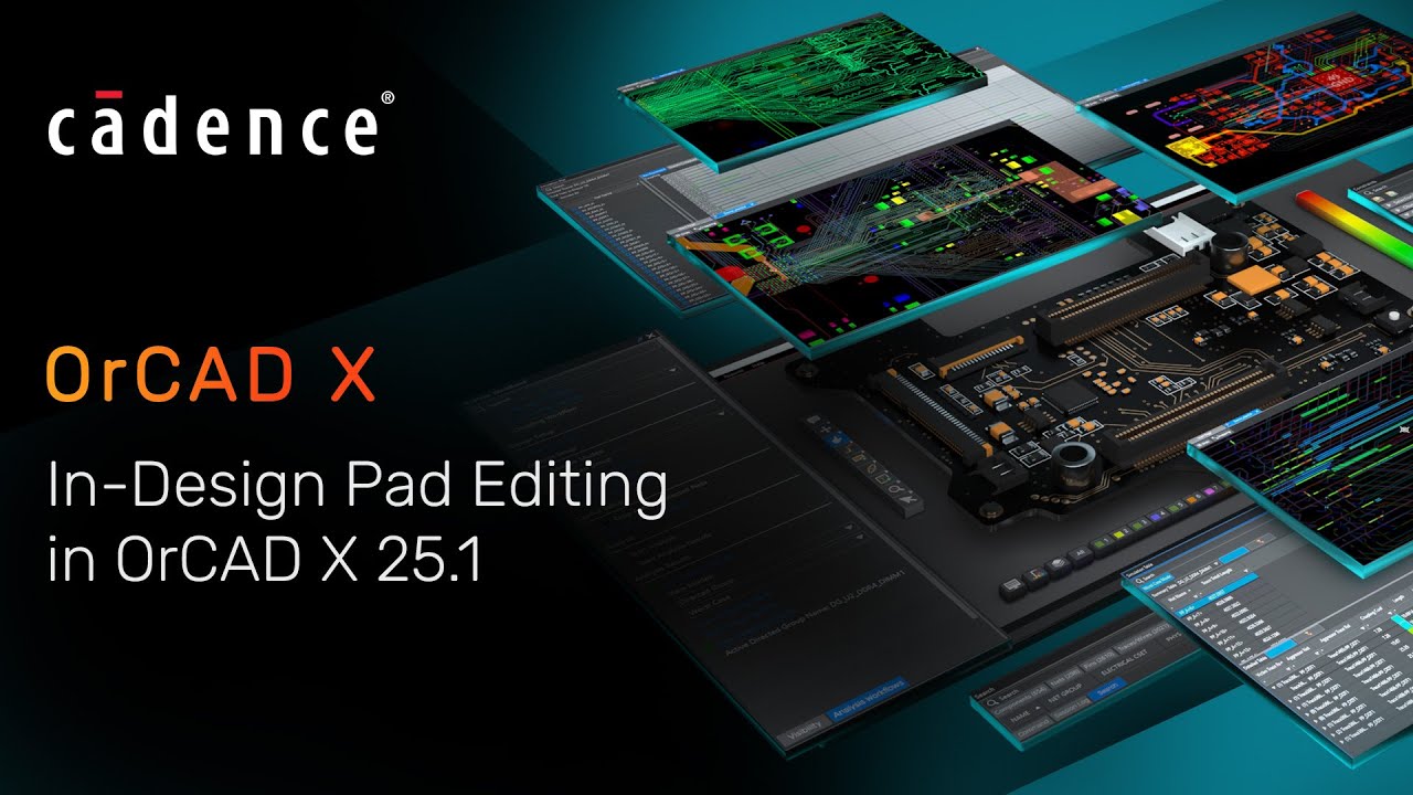 Редактирование планшетов в среде OrCAD X 25.1