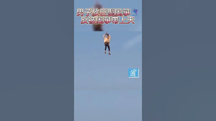 男子放巨型風箏 反被風箏帶上天#風箏 - 天天要聞
