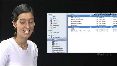 New iPod Nano - How To Remove music or other items from iPod nano