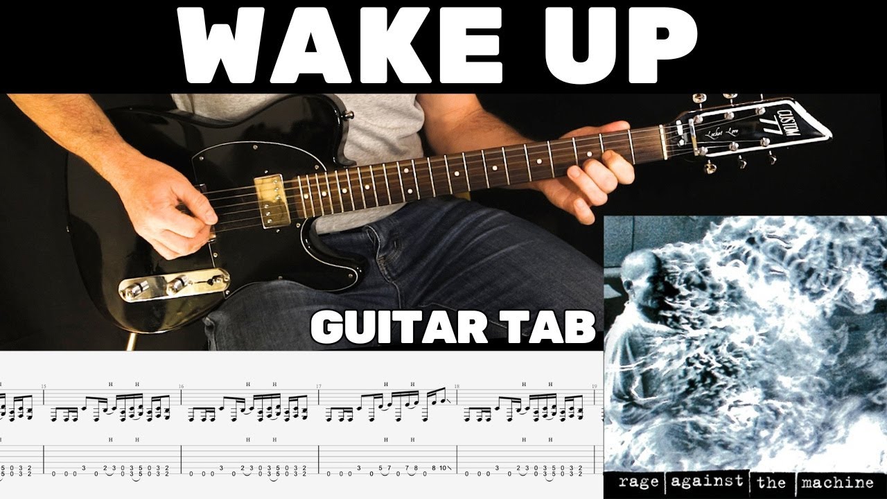 Wake up | Rage against the machine - Guitar cover - tabs @rageagainstthemachineofficial