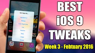 BEST iOS 9 Jailbreak Cydia Tweaks - Week 3 February 2016