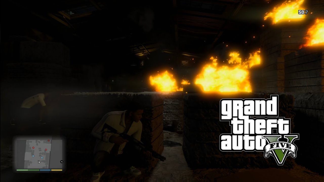 GTA v mission || police shootout - YouTube