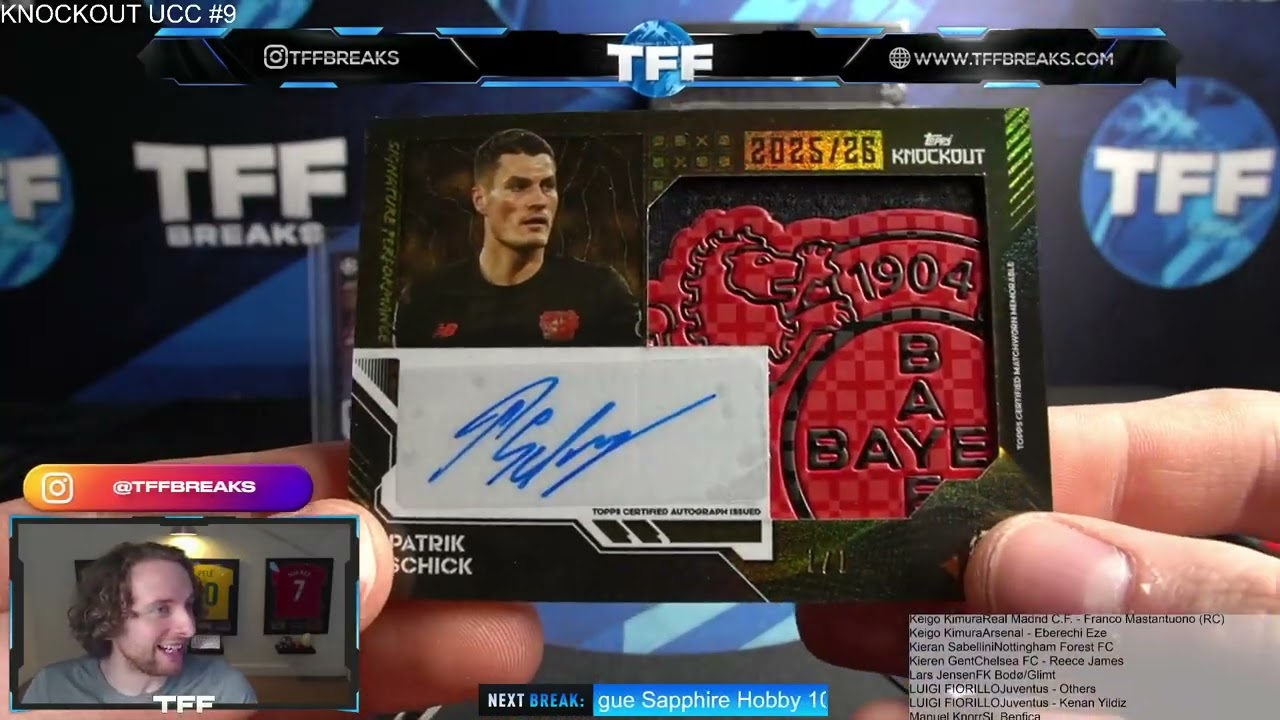 Topps UEFA Club Competitions Knockout 2025/26 10 Box PYT/PYP #9