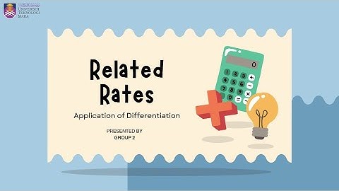 MAT183 Video Assignment - Application of Differentiation
