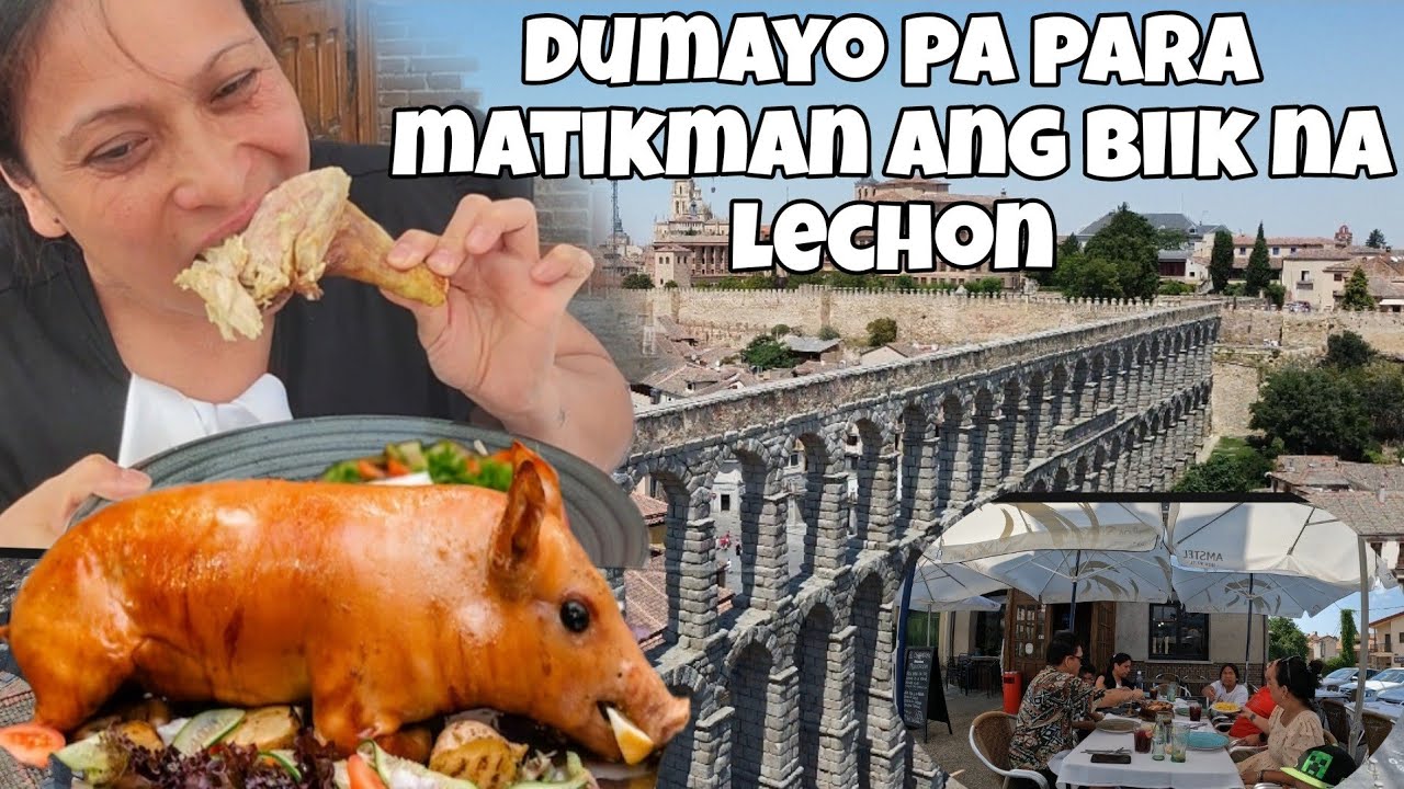 ANG BASURERA NG MADRID NILANTAKAN ANG BIIK NA LECHON | SEGOVIA Quick Escapade 🇪🇸