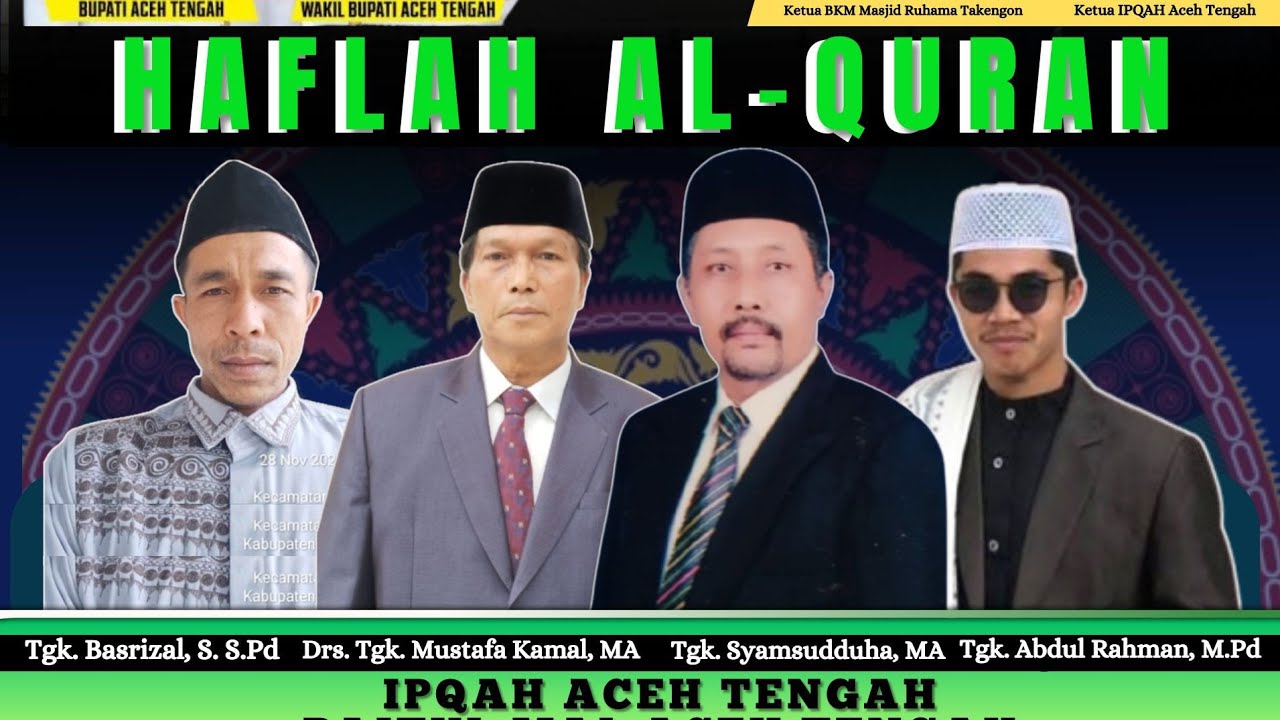 Masjid Agung Ruhama Takengon sedang live sekarang! HAFLAH ALQURAN