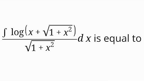 ∫ log(x+√1+x²)/√1+x² dx #integrals #shorts #calculus #keam #jee #cbse #bseb #nda #bitsat #wbjee #iit