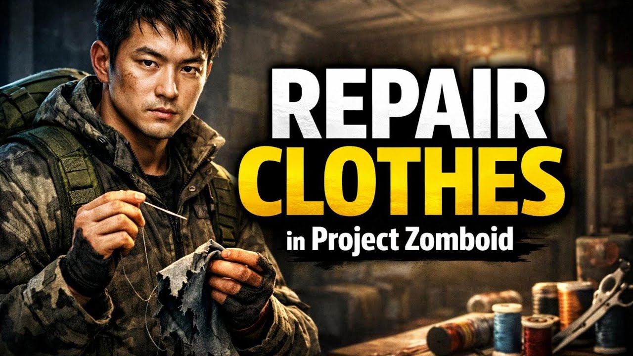How to REPAIR CLOTHES in Project Zomboid (Step by Step)