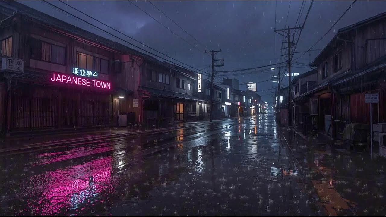 Night Rain Ambience 🌙 Lofi Beats for Focus, Relax & Quiet Moments #25
