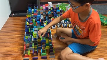 Trying to make the World Record for the Biggest Domino Cube BUT FAILED!!