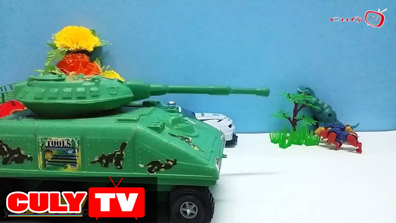 Đồ Chơi Trẻ Em Xe Tăng Bắn Súng, Xe Cảnh Sát Bảo Vệ | Children'S Toys -  Tanks & Police Car - Youtube