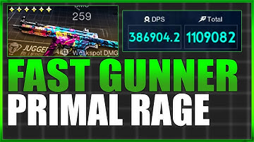 ONCE HUMAN BEST PRIMAL RAGE FAST GUNNER BUILD BOSSES LVL 60