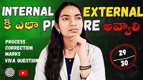 🎯 INTERNALS & EXTERNALS Preparation Plan For BTECH Students.