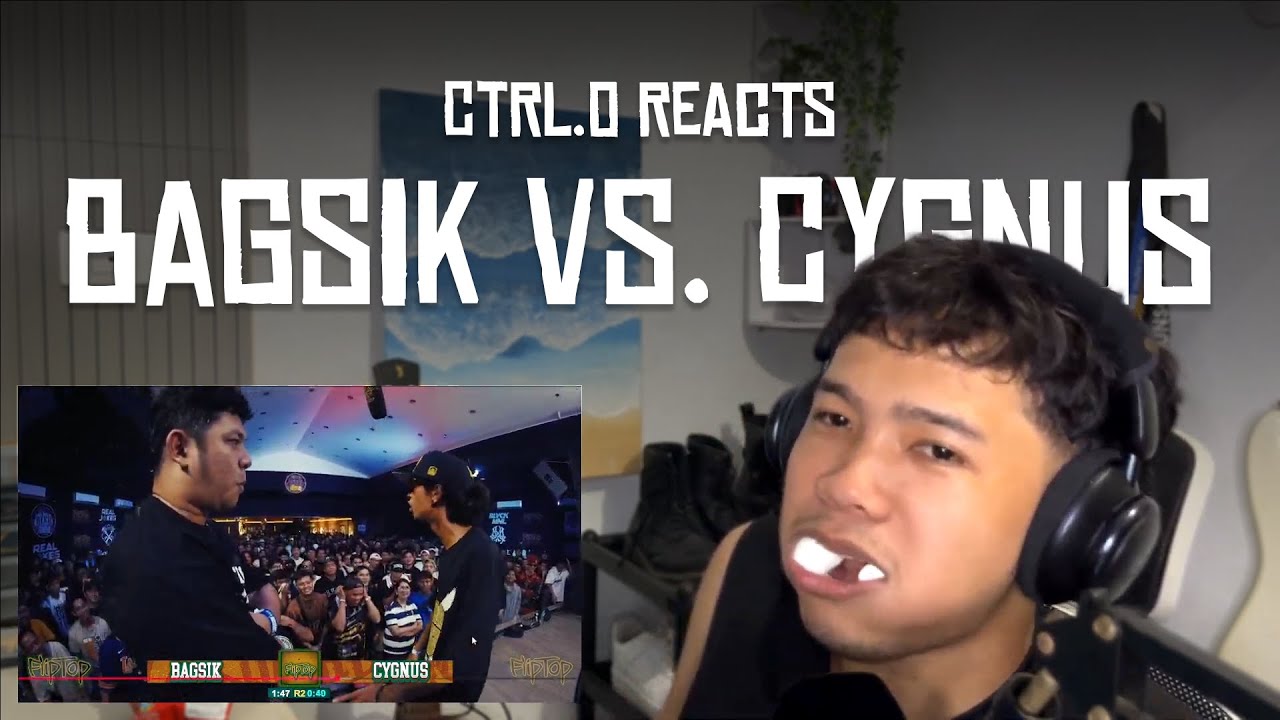 CTRL.O Reacts | LIVE Reaction Video | Fliptop - Bagsik vs Cygnus
