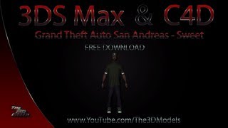 Cinema 4D/ 3DS Max | GTA SA Sweet Model Download
