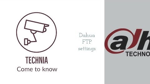 Dahua DVR NVR FTP Settings || Recording upload to your FTP Server.