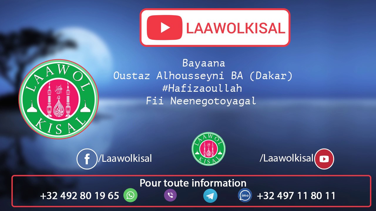 Fii Neenegotoyagal - Oustaz Alhouseiny (Dakar)