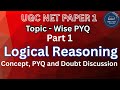 PYQ Logical Reasoning | UGC NET PAPER 1 #ugcnetpyq #logicalreasoning #ugcnetbooster