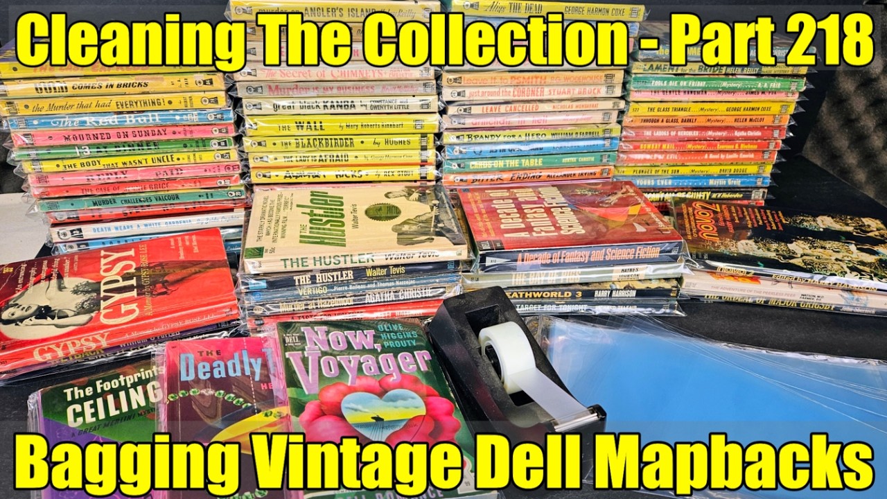Unintentional ASMR - Cleaning The Collection - Part 218 - Bagging Vintage Dell Mapbacks