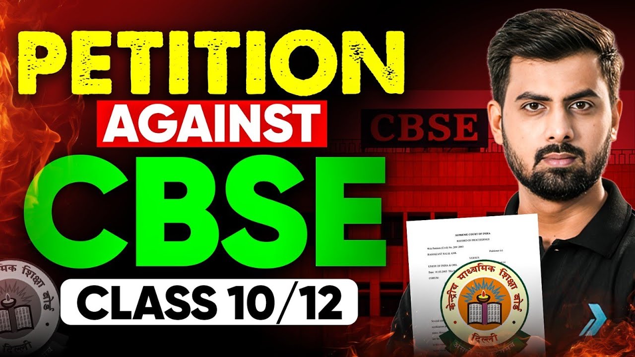 Petition Against CBSE Class 10 Math and Class 12 Physics Paper Level CBSE Class 10 and Class 12