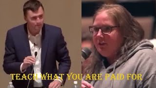 Charlie Kirk TORCHES Woke Pro-Leftist Teacher