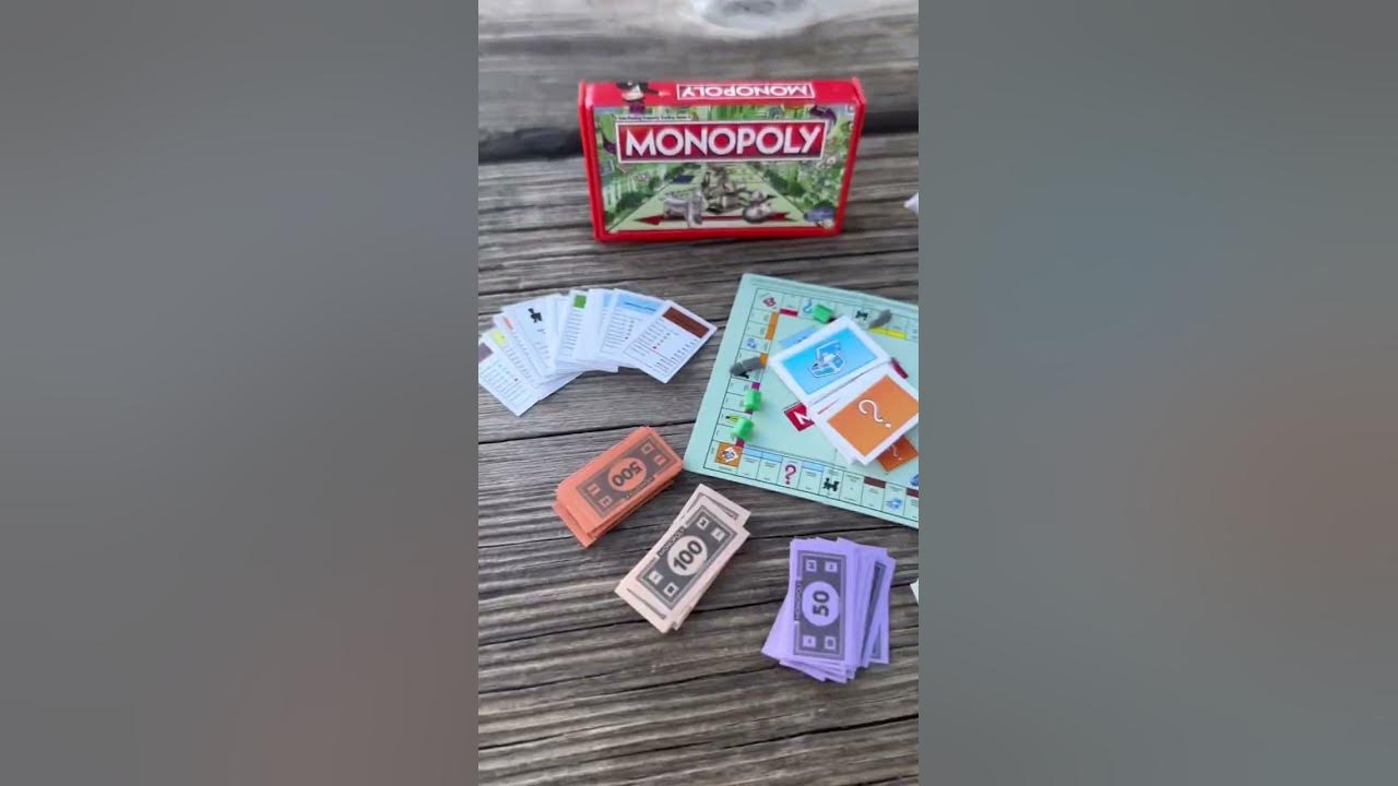 Monopoly but it mini! #shorts #asmr #monopoly #miniatures