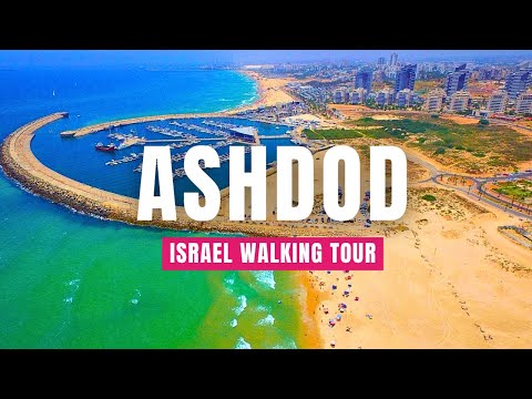 Israel 🇮🇱 Walking tour ASHDOD | Travel from home