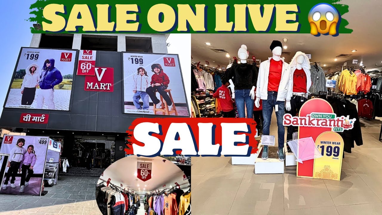 V-Mart Sale Ki New Collection 2026 | Sale 60% OFF | Style on life full on | Live Sale 😱