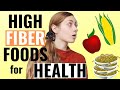 LIST OF HIGH FIBER FOODS— top fiber rich foods to eat healthy: eat more fiber for health! | Edukale