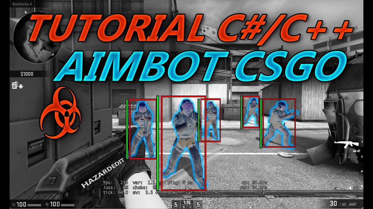 Game Hacking #10 - How to make an Aimbot / AutoAim for CS:GO Hack Tutorial - 