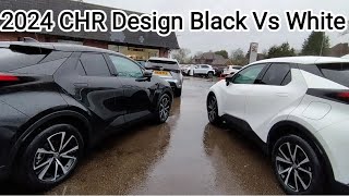 All New 2024 Toyota CHR Design Walkround Black or White Rainy Day Look Hybrid HEV not Plugin PHEV