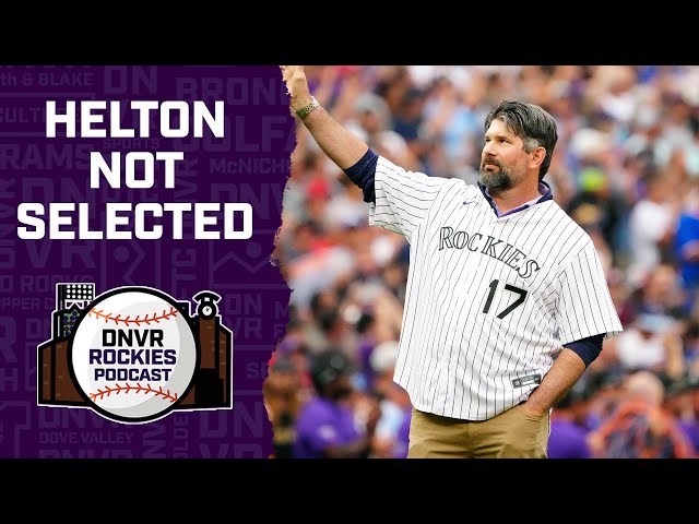 Todd Helton was robbed, but Hall of Fame history says justice is