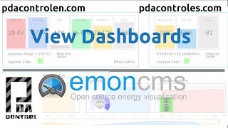 View Dashboard Emoncms : PDAControl